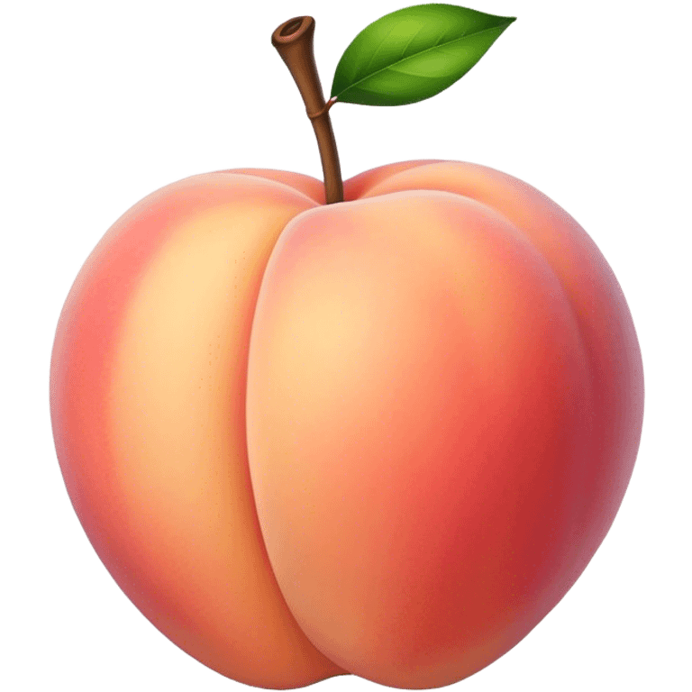 White peach emoji