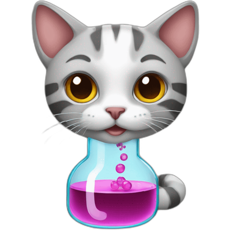 cat chemistry emoji