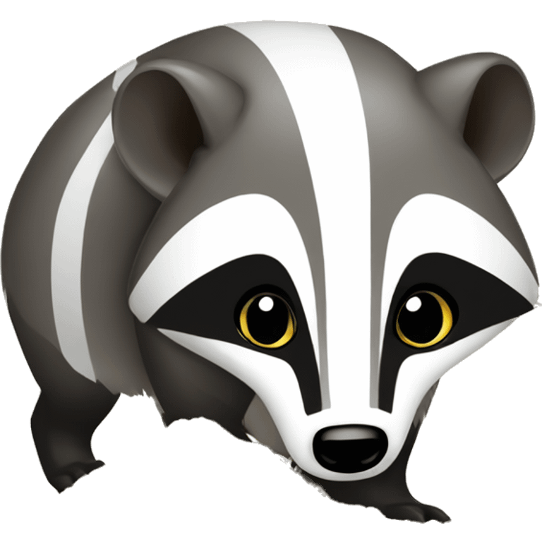 Badger digging dirt emoji