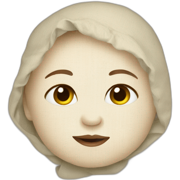 baby in a linen emoji