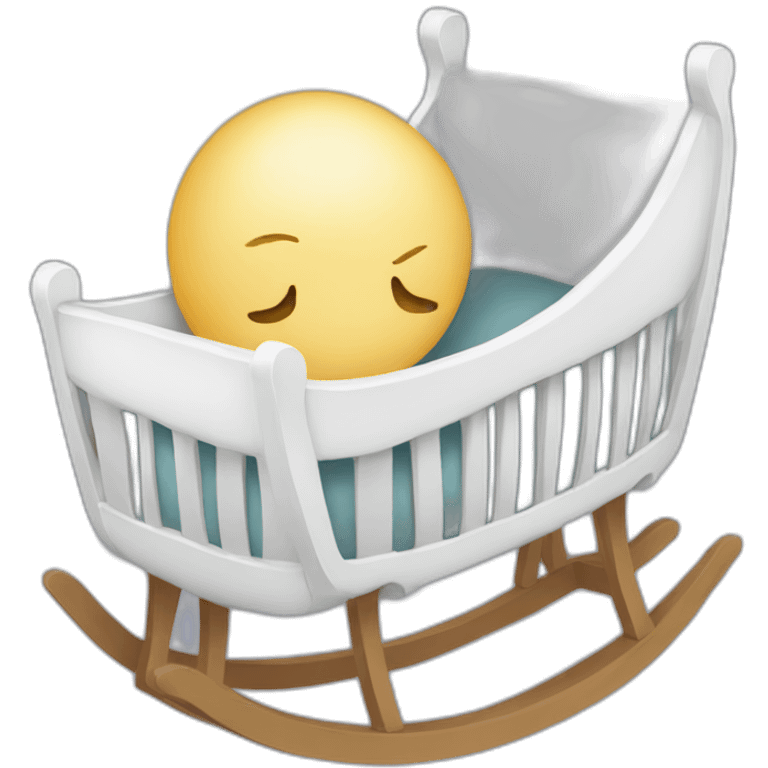 white cradle emoji