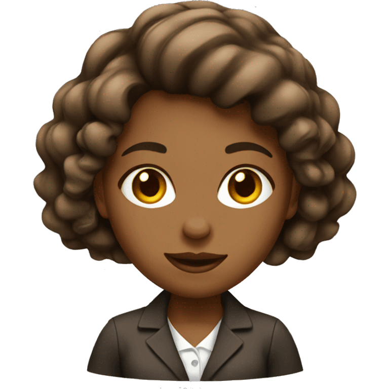 Working girl Brown  emoji