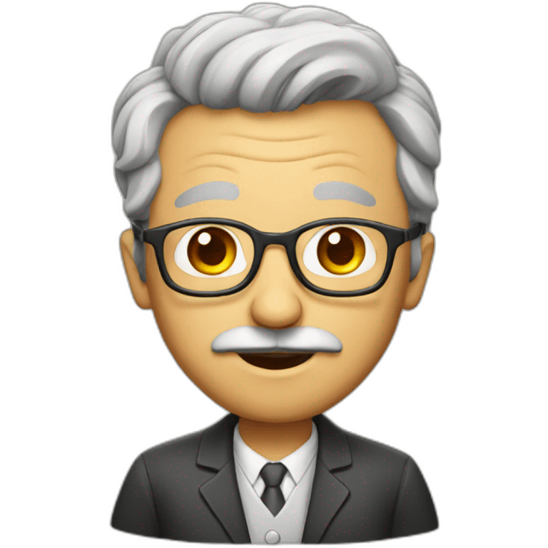 funny professor emoji