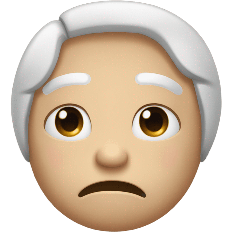 Sad face hamstring muscle emoji