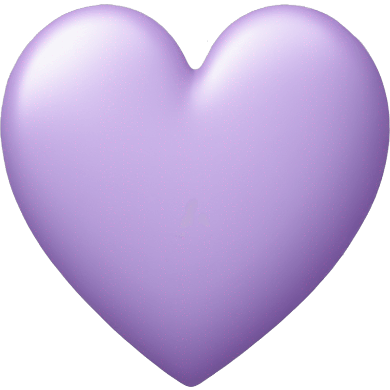 Pastel purple heart emoji