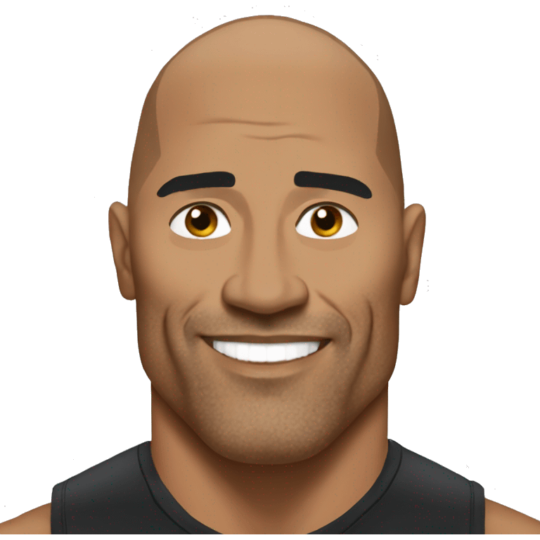 The rock emoji