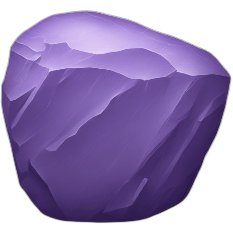 purple rock emoji