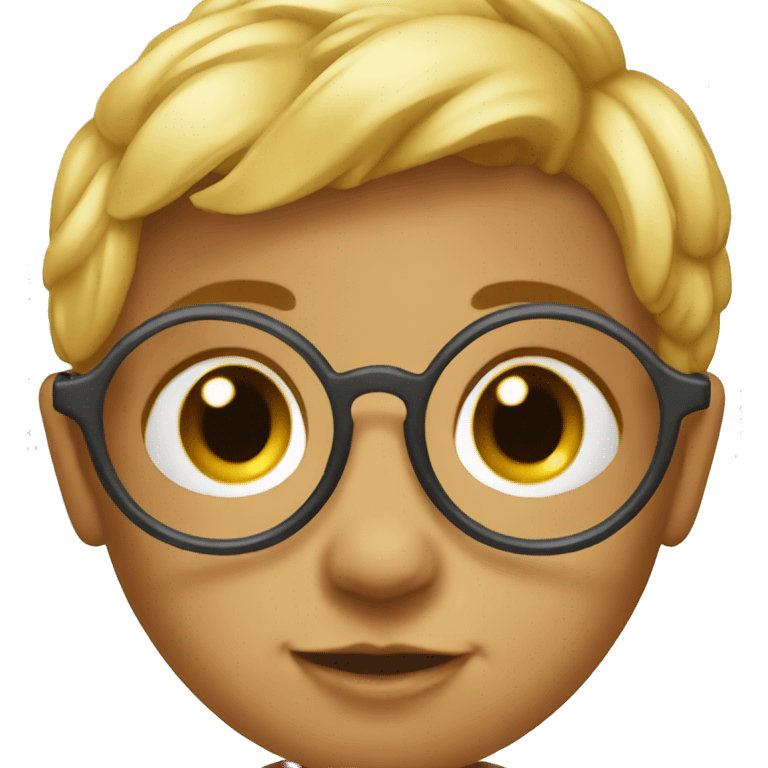 A yorkshire baby with subglasses  emoji