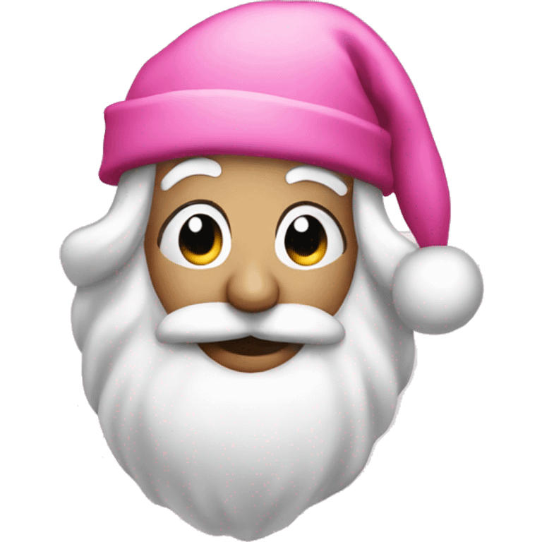 pink christmast emoji