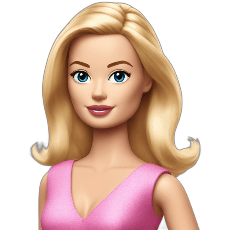 Margot Robbie as Barbie emoji