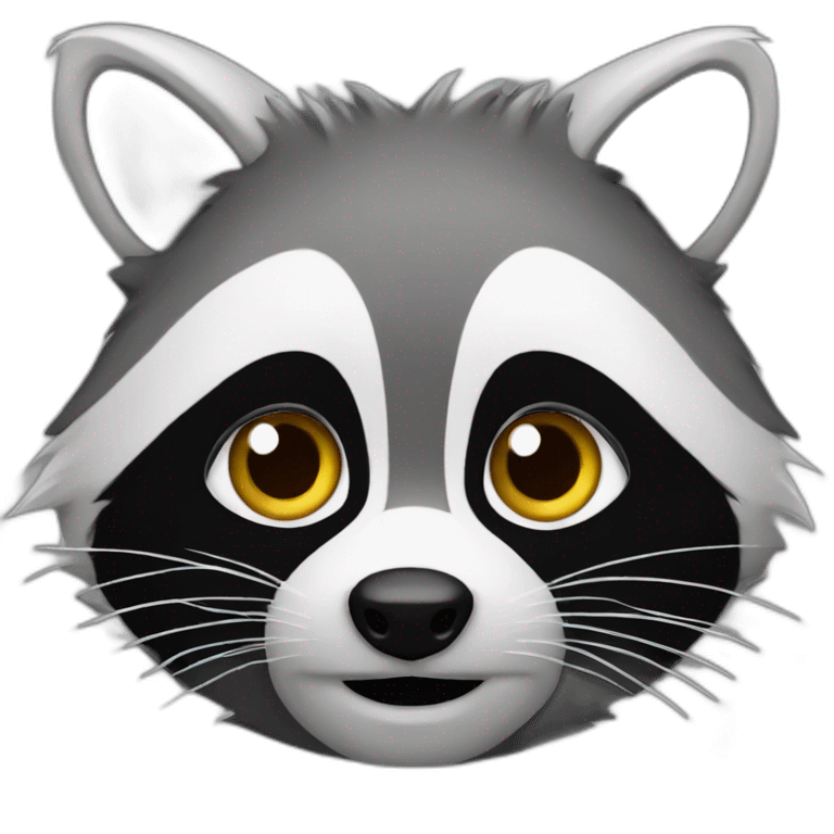 were-raccoon emoji