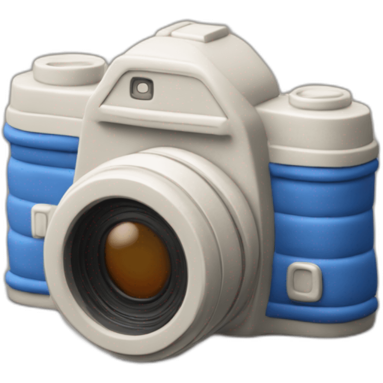 Plasticine slr film camera emoji