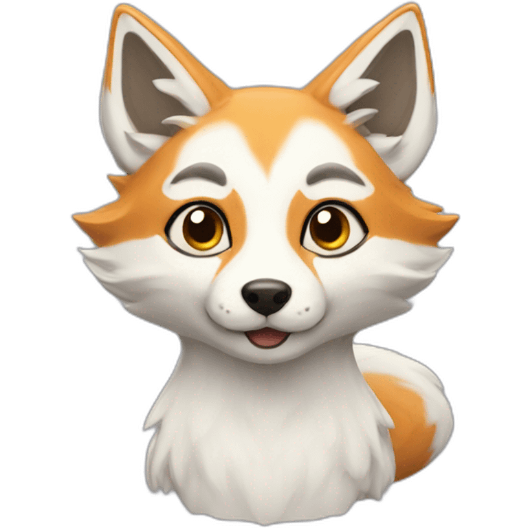 marble fox emoji