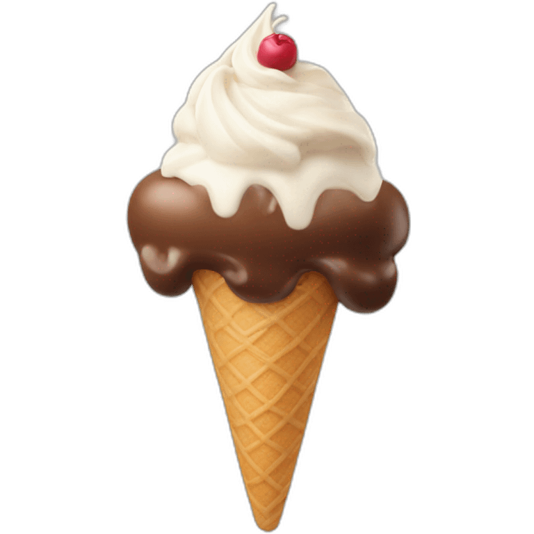 Sexy ice cream emoji