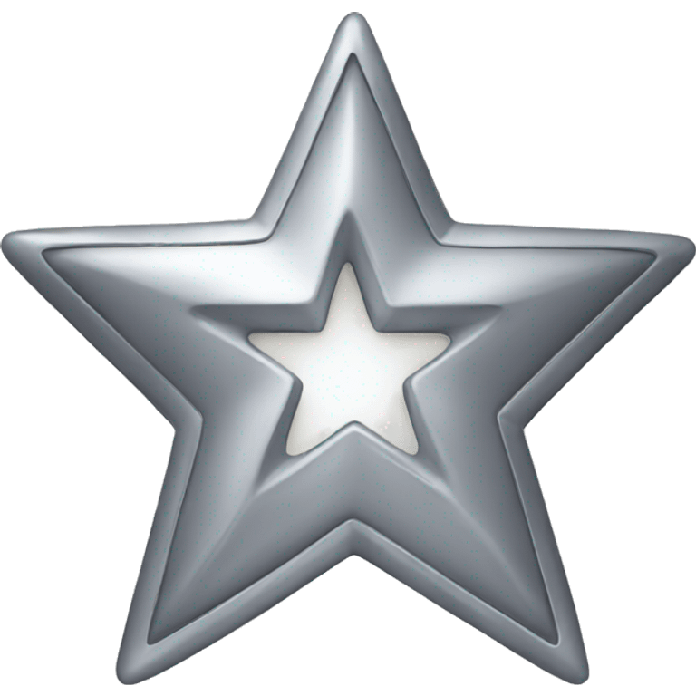 Silver star emoji