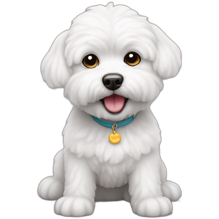 Bichon dog emoji