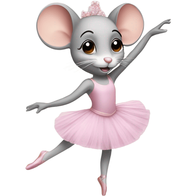 ballerina mouse emoji