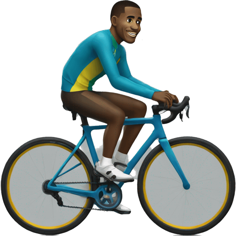 Samuel Eto'o sur un vélo  emoji