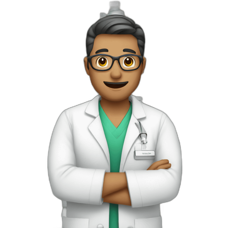 Pharmacist with a seringe emoji