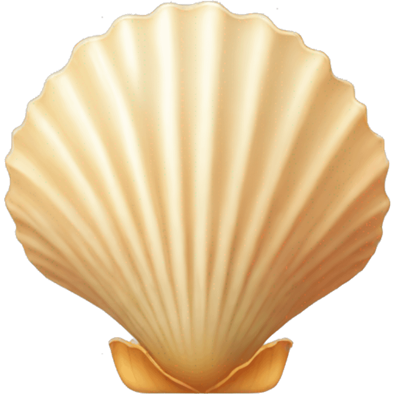 scallop-seashell minimal emoji