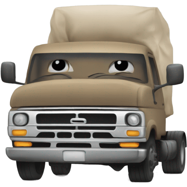 squatted truck emoji