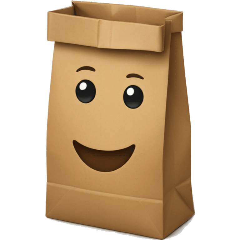 brown paper bag emoji