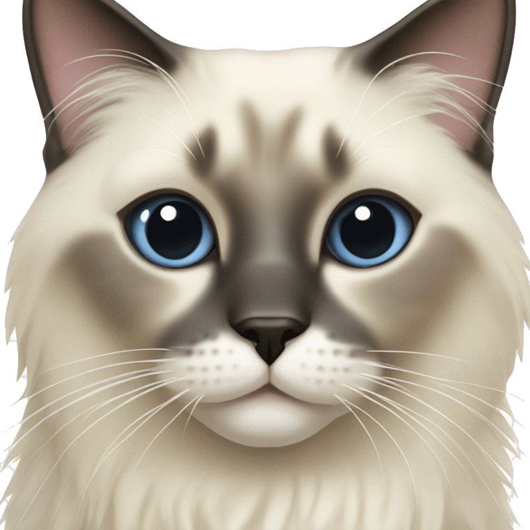 seal point ragdoll cat emoji