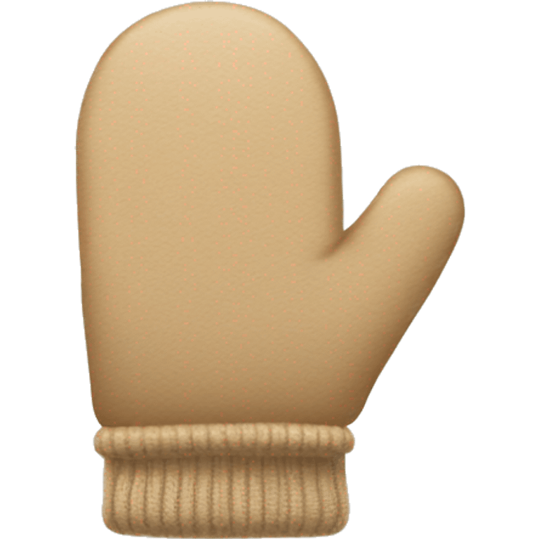 Beige mittens emoji