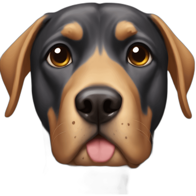 Perro boxador emoji