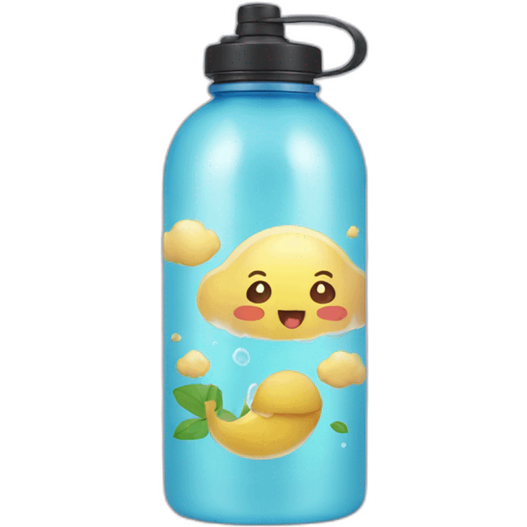 Kawaii water bottle emoji