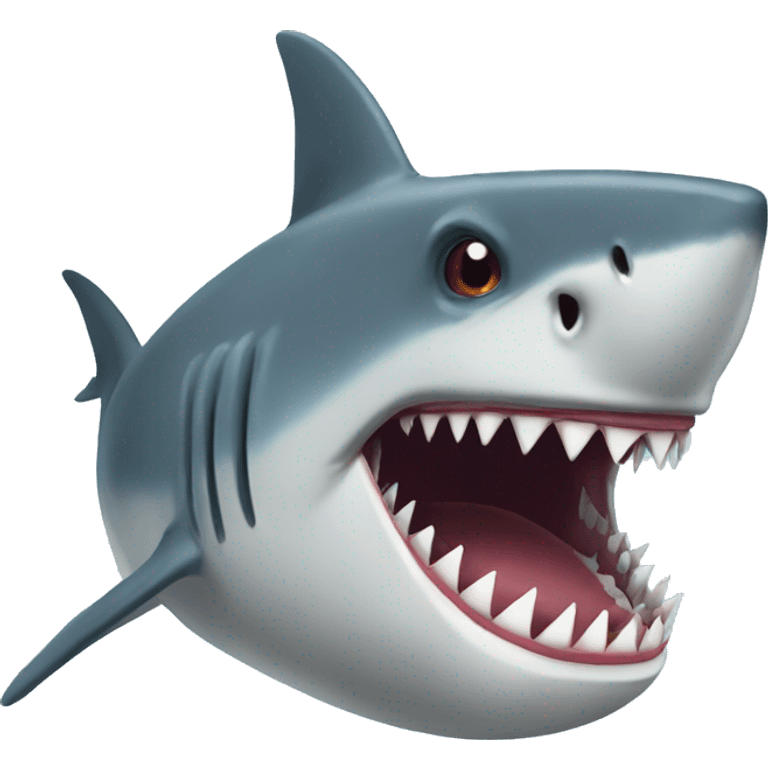 Shark zoombie emoji