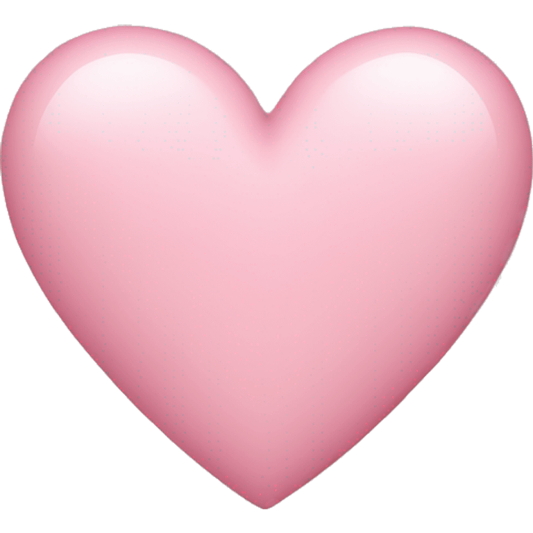 Light pink heart emoji