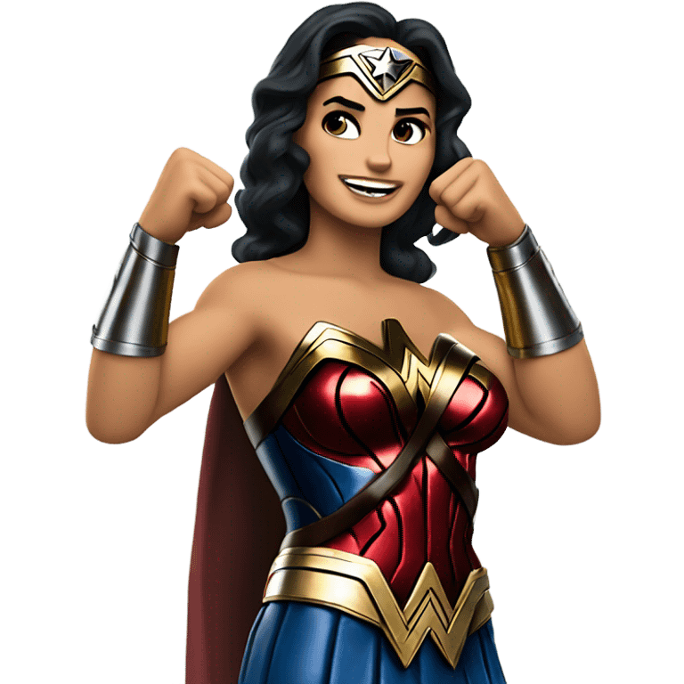 Wonder Woman thump up emoji