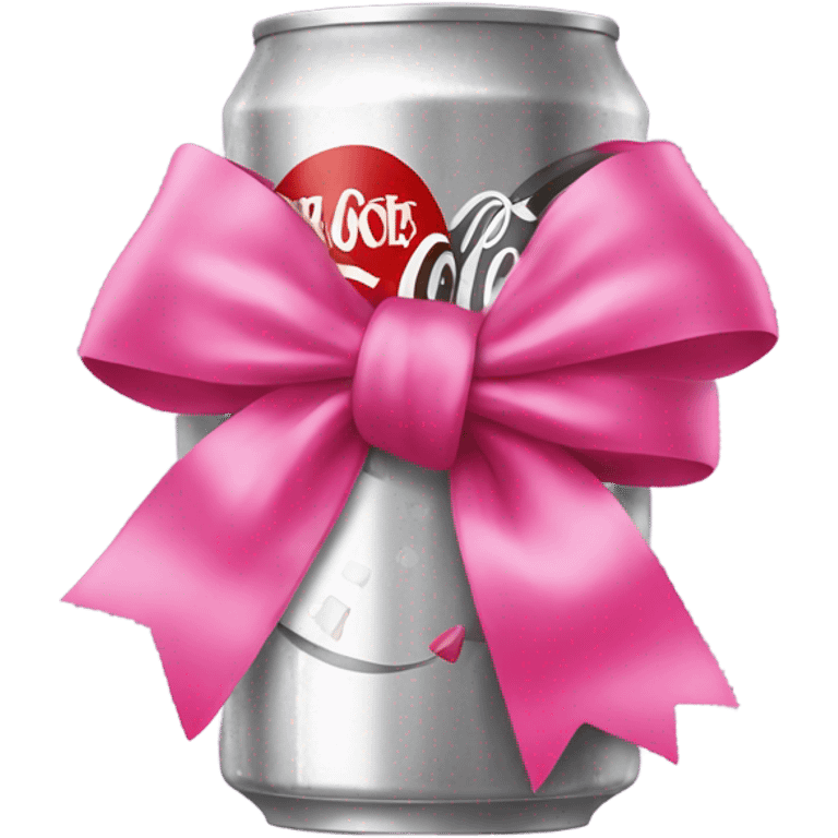 Diet Coke pink bow emoji