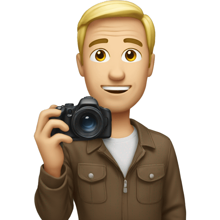 man taking photo  emoji