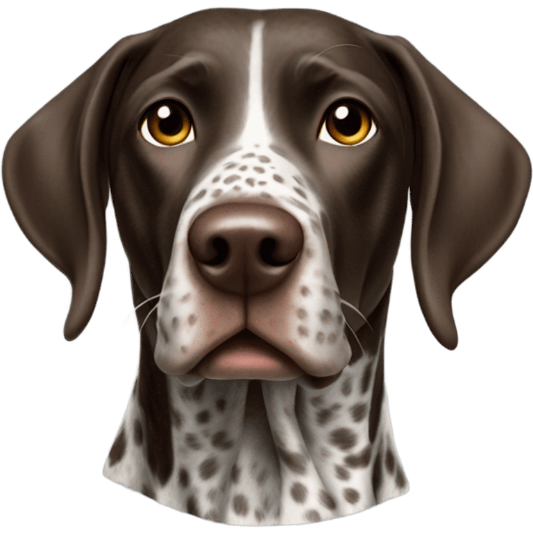 German Shorthaired pointer dog emoji