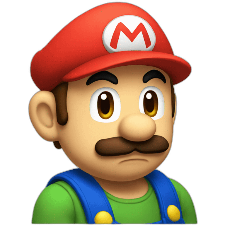 sad mario emoji