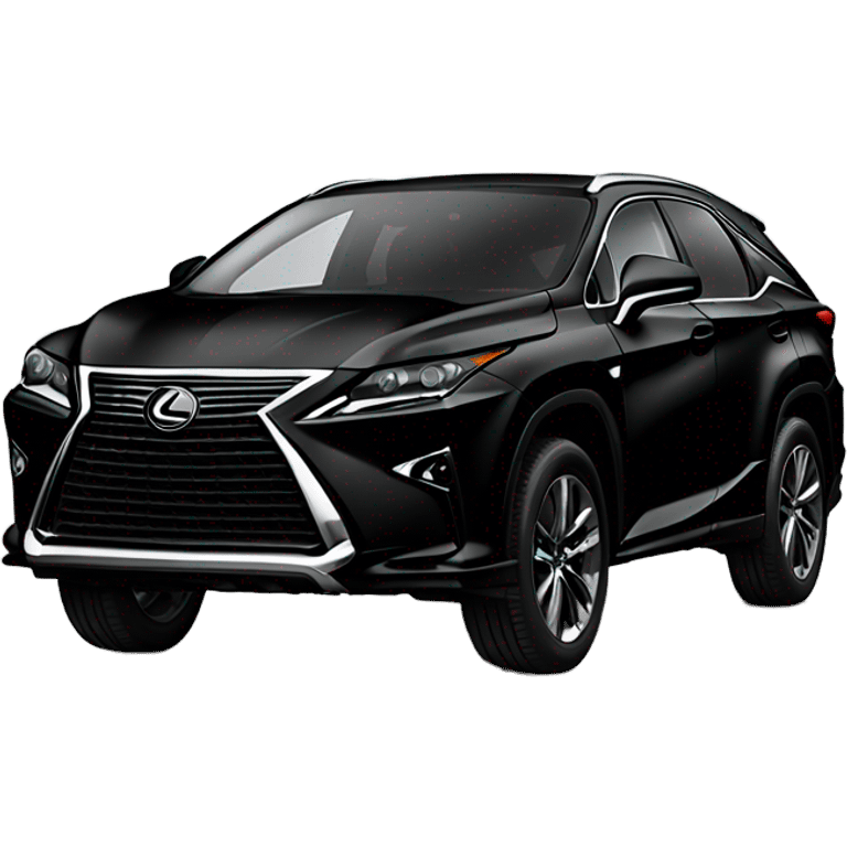 Black Lexus RX SUV emoji