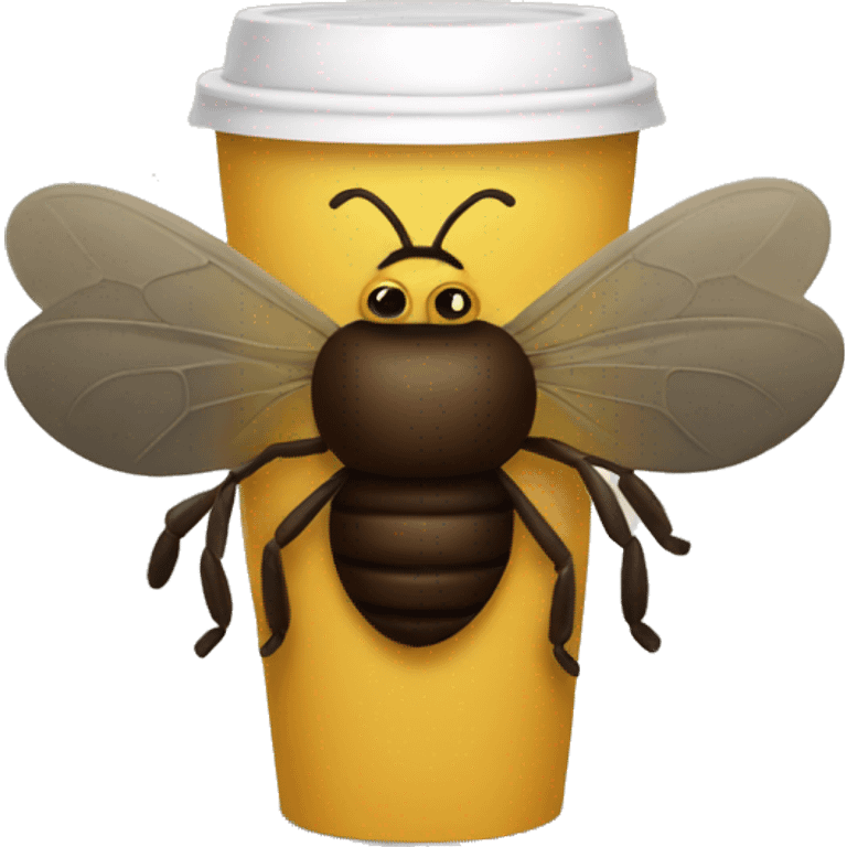 Coffee bumble emoji