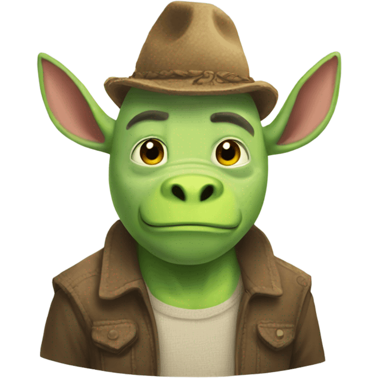 Sherk con burro  emoji