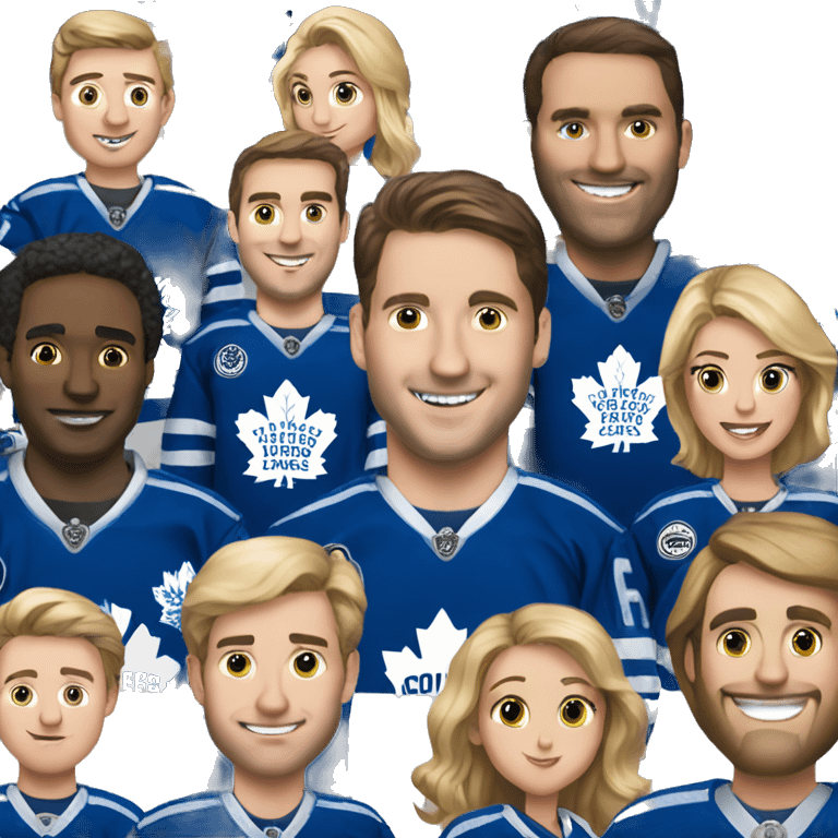 Maple leafs hockey team  emoji