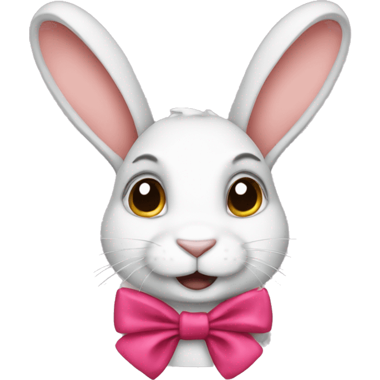 Rabbit with bows  emoji