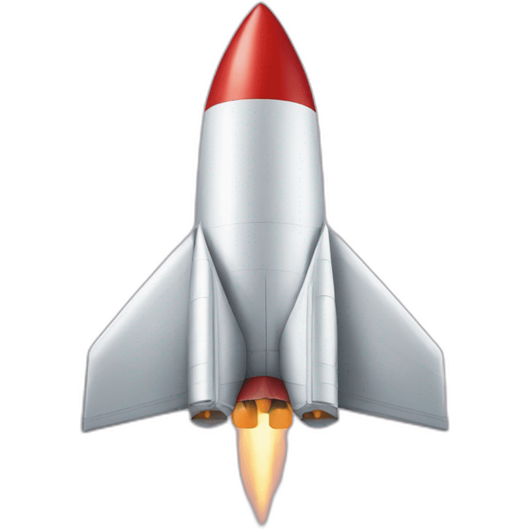 Rocket ship in text emoji