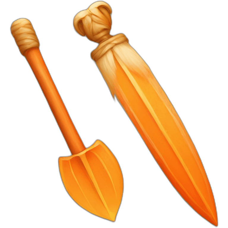 Shree ram flah orange emoji