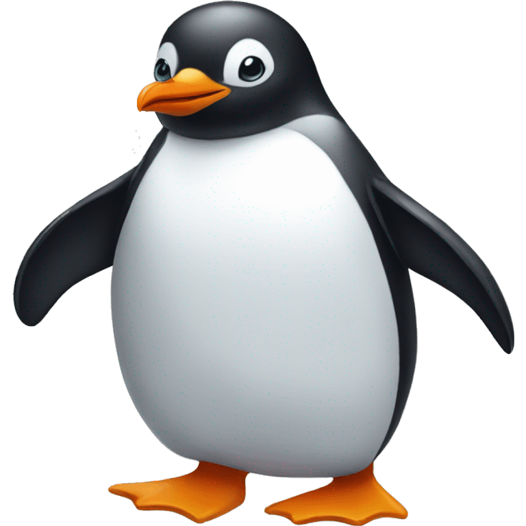 Cute penguin emoji