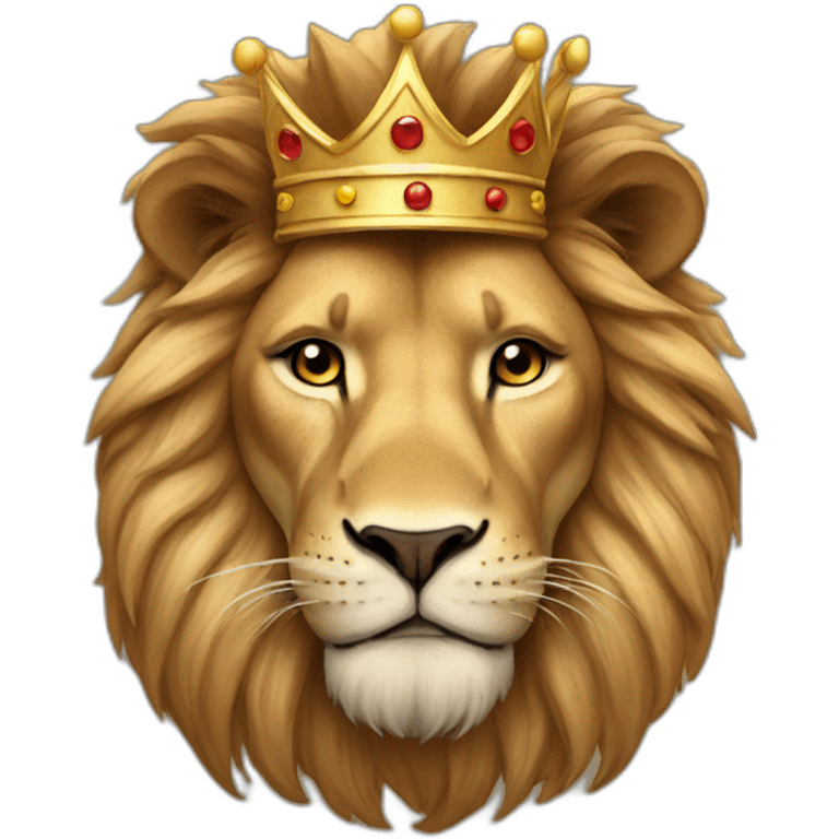 Lion is crown emoji