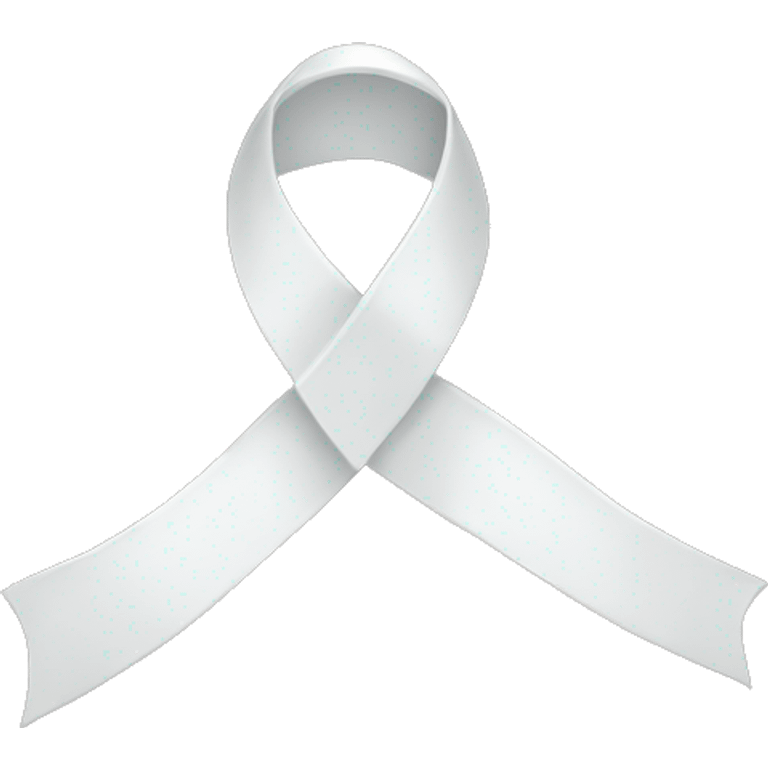 White ribbon emoji