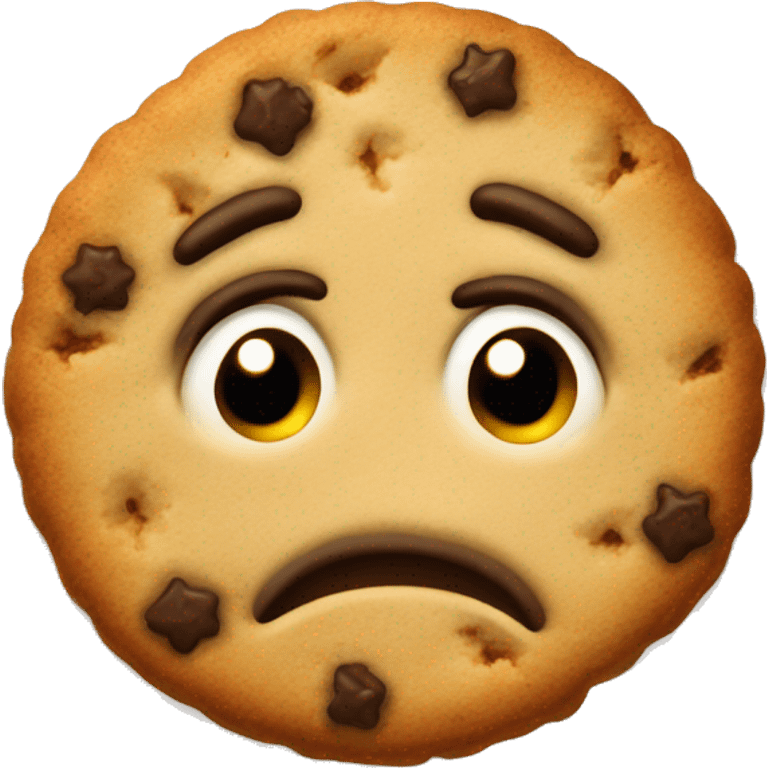 sad cookie emoji