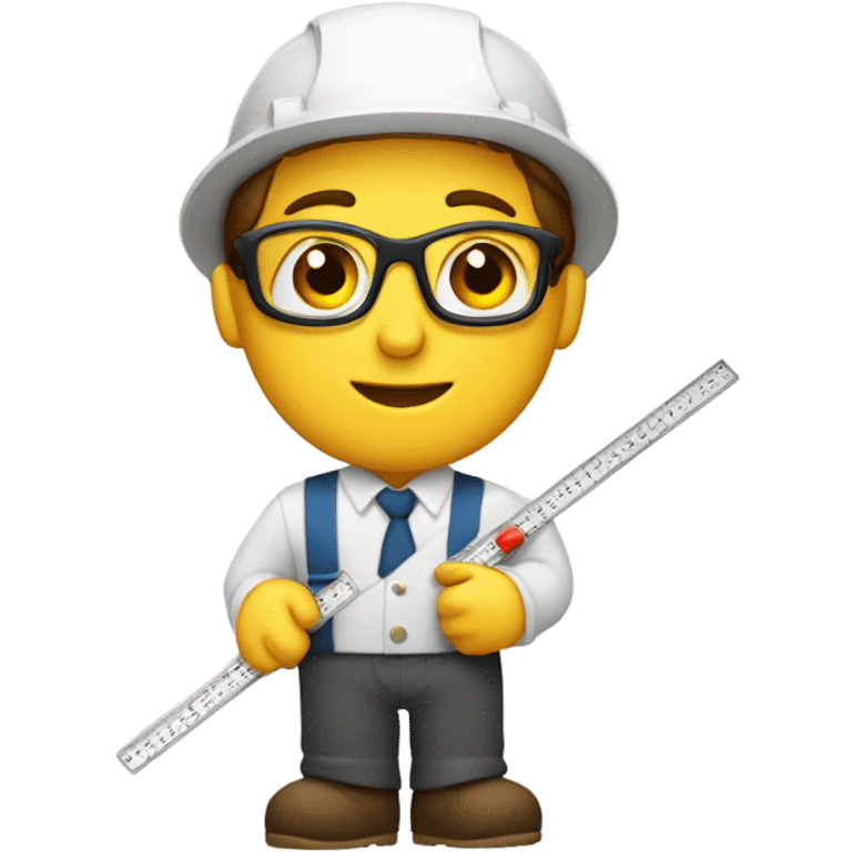 Engineer with slide rule emoji