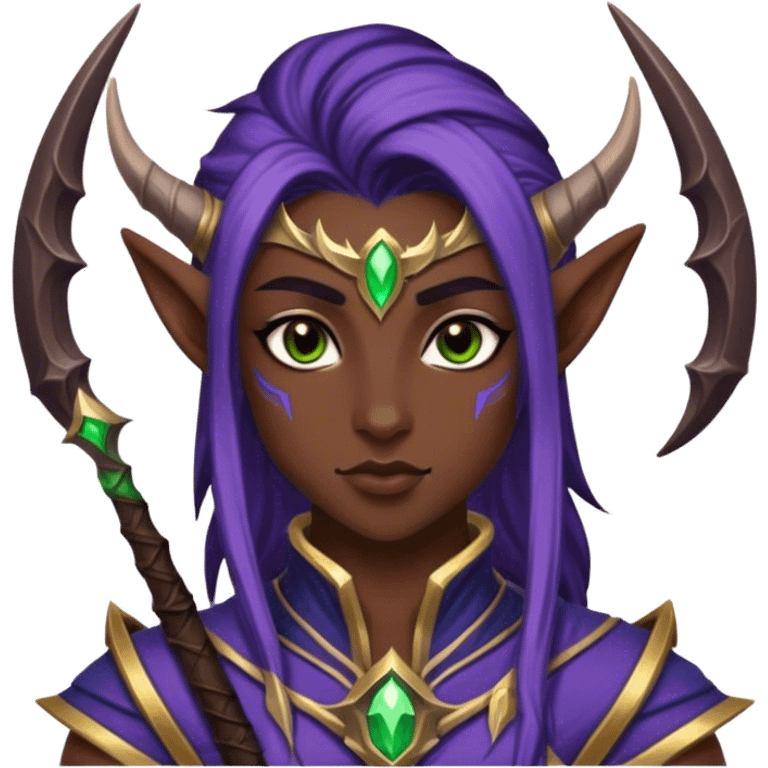 A night elf ranger from world of warcraft emoji